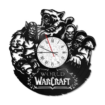 Ceas de perete Vintage din Vinyl - Revival Vinyl Wall Clock World WarCraft - 29cm diametru, 2mm grosime Ceas de perete Vintage din Vinyl - Revival Vinyl Wall Clock World WarCraft - 29cm diametru, 2mm grosime