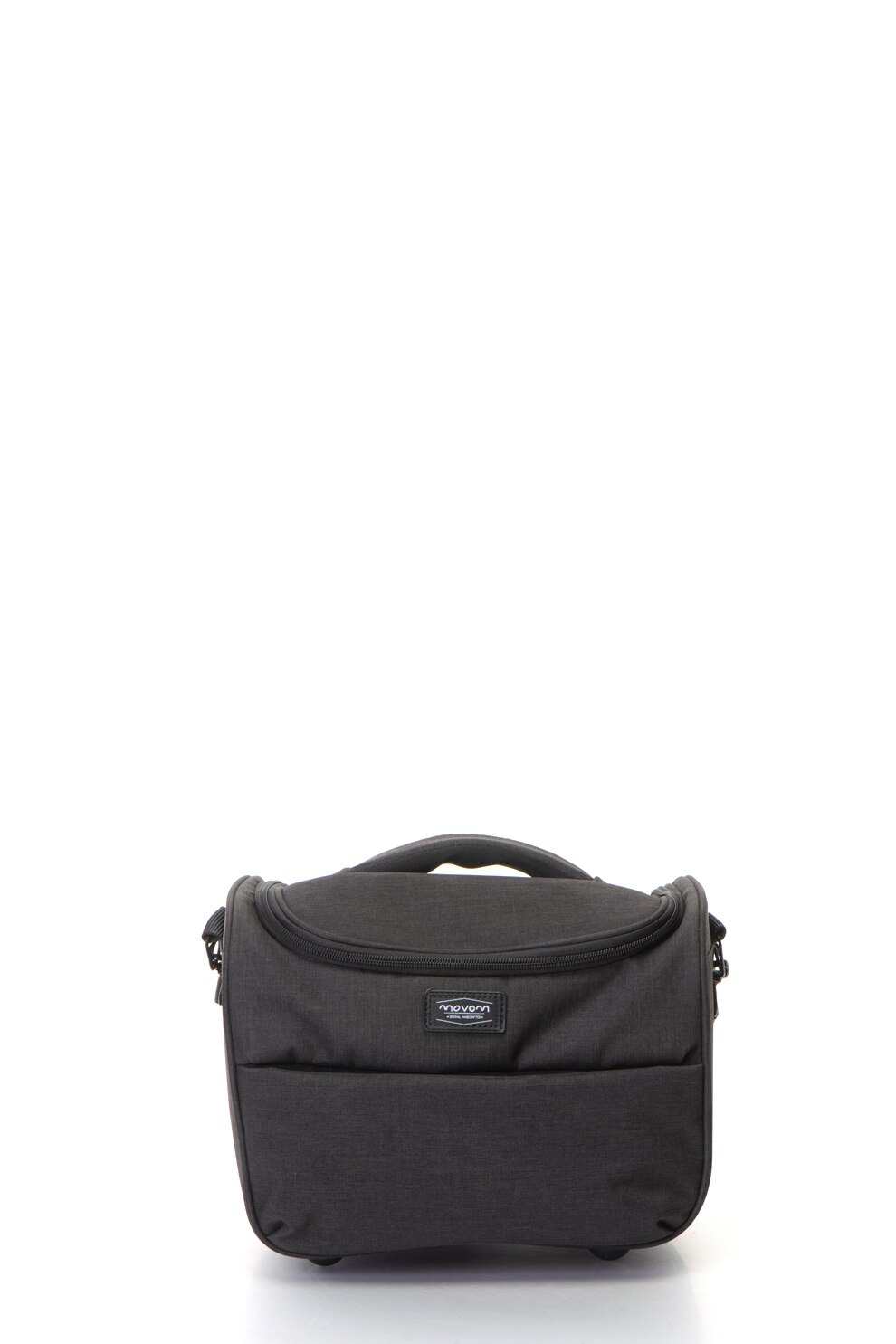 MOVOM, Geanta duffle cu aplicatie logo, Negru