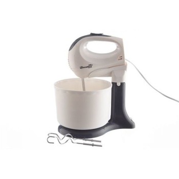 Mixer cu Bol Hausberg HB-3516,350W, 5 Viteze,Alb/Gri Mixer cu Bol Hausberg HB-3516,350W, 5 Viteze,Alb/Gri