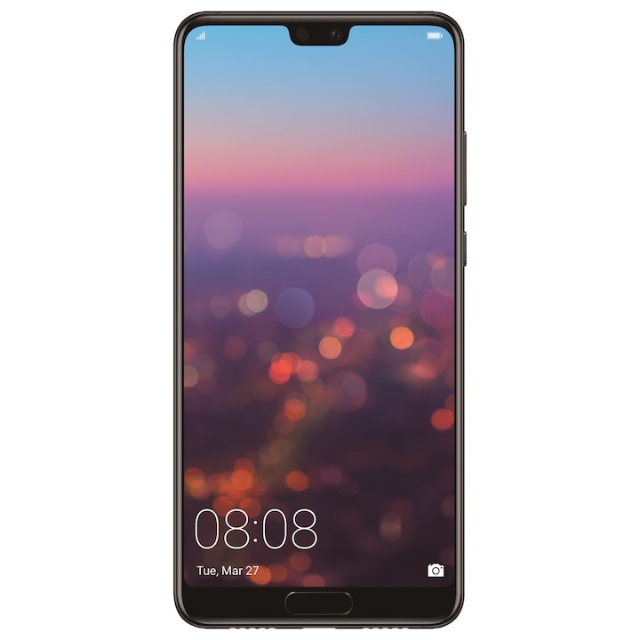 Telefon mobil Huawei P20, Dual SIM, 128GB, 4G, Black