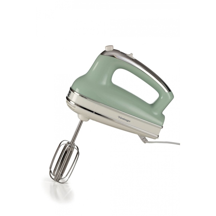 Spumator de lapte portabil First Austria FA-5293-2, functioneaza cu 2x AA, 12.500 rpm, tel din otel inoxidabil 10 cm, gri