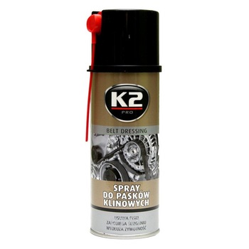 Spray lubrifiant curele transmisie 400 ml BELT DRESSING, K2 Spray lubrifiant curele transmisie 400 ml BELT DRESSING, K2