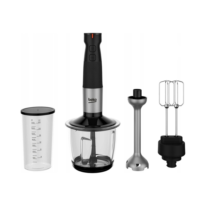 Mini Blender Portabil, pentru Fructe si Legume, Electric, Capacitate 450ml, cu 2 Lame, Alimentare USB, Albastru Inchis