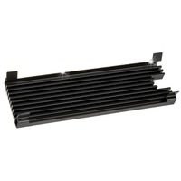 Racitor pasiv M.2 SSD Thermal Grizzly M.2 SSD Cooler YPZXJ18RQTMK, compatibil cu M.2 NVMe 2280 (22x80 mm) unilaterale, include capac frontal, placa spate si pad-uri termice Minus Pad 8 (0,5 mm, 1 mm), negru