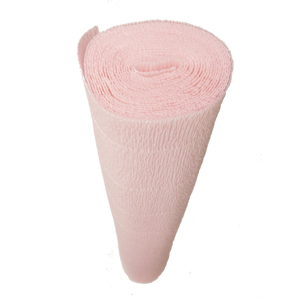 Hartie creponata elastica floristica 180gr - Light Pink