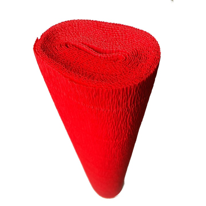 Hartie creponata elastica floristica 180gr - Intense Orange