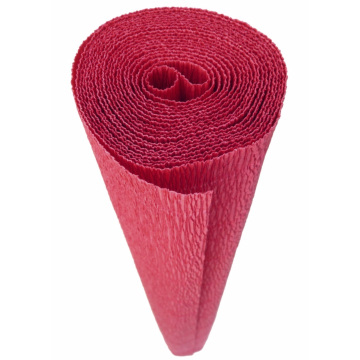 Флорална еластична креп хартия 180гр - Carmino Red