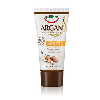 Crema de fata hidratanta cu argan Equilibra 75 ml Crema de fata hidratanta cu argan Equilibra 75 ml