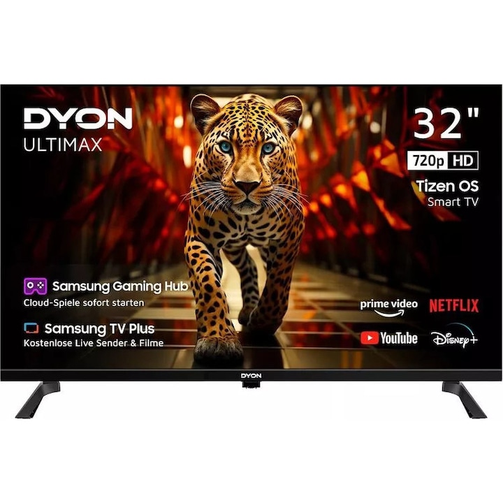Smart 80 cm 32" HD LED DYON Ultimax 32H-TI-W WXGA triplu receptor sistem operare TIZEN — imaginea 2