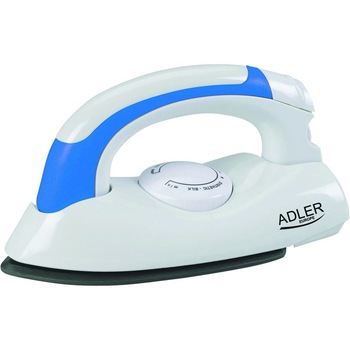 Fier de calcat de calatorie Adler, AD5015, 800 W, Alb/Albastru Fier de calcat de calatorie Adler, AD5015, 800 W, Alb/Albastru