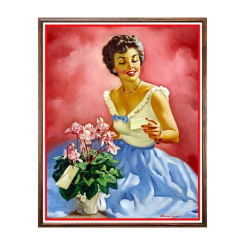 Tablou Poster, Portret Feminin - PF-032, 40 x 50 cm Tablou Poster, Portret Feminin - PF-032, 40 x 50 cm