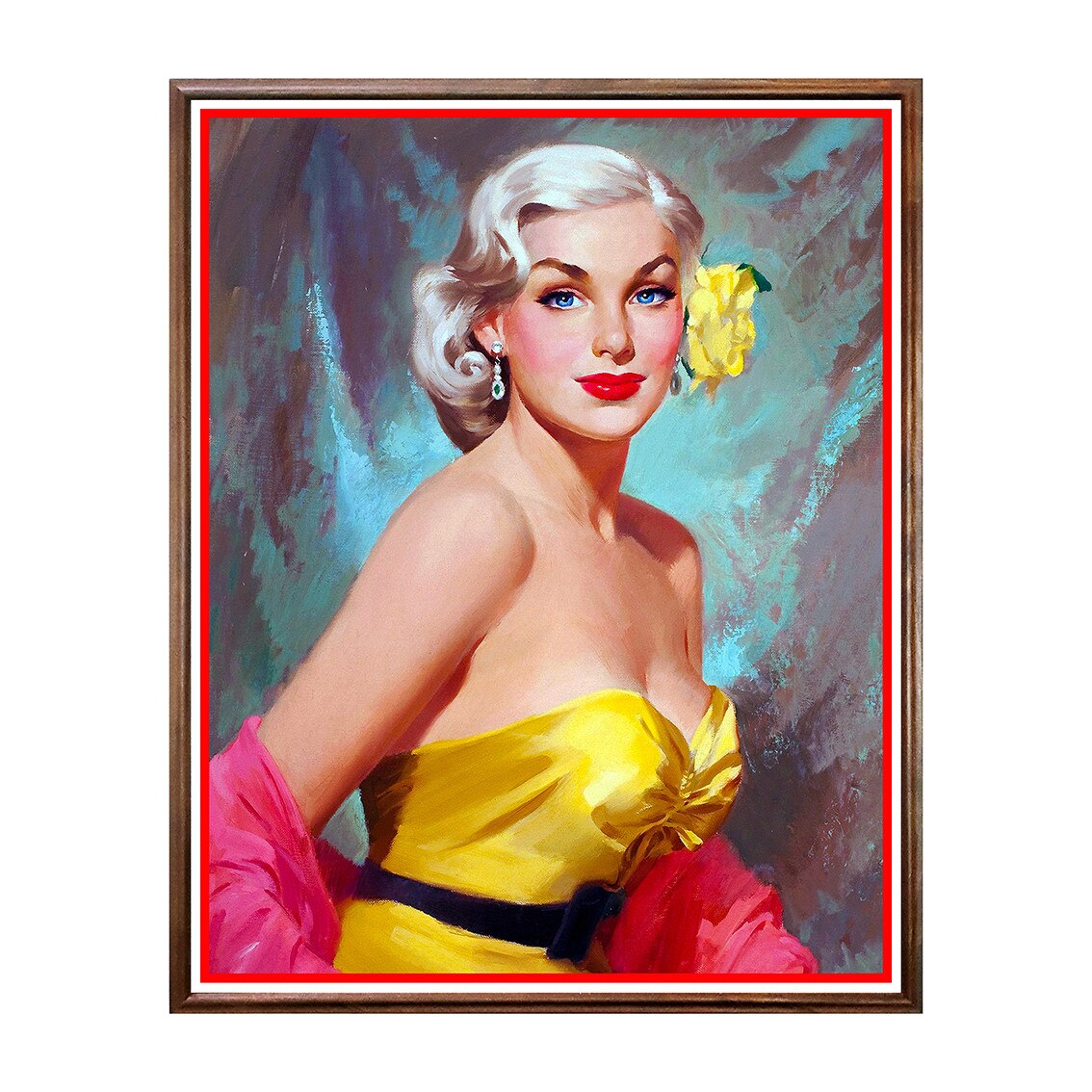 Tablou Poster, Portret Feminin - PF-031, 40 x 50 cm