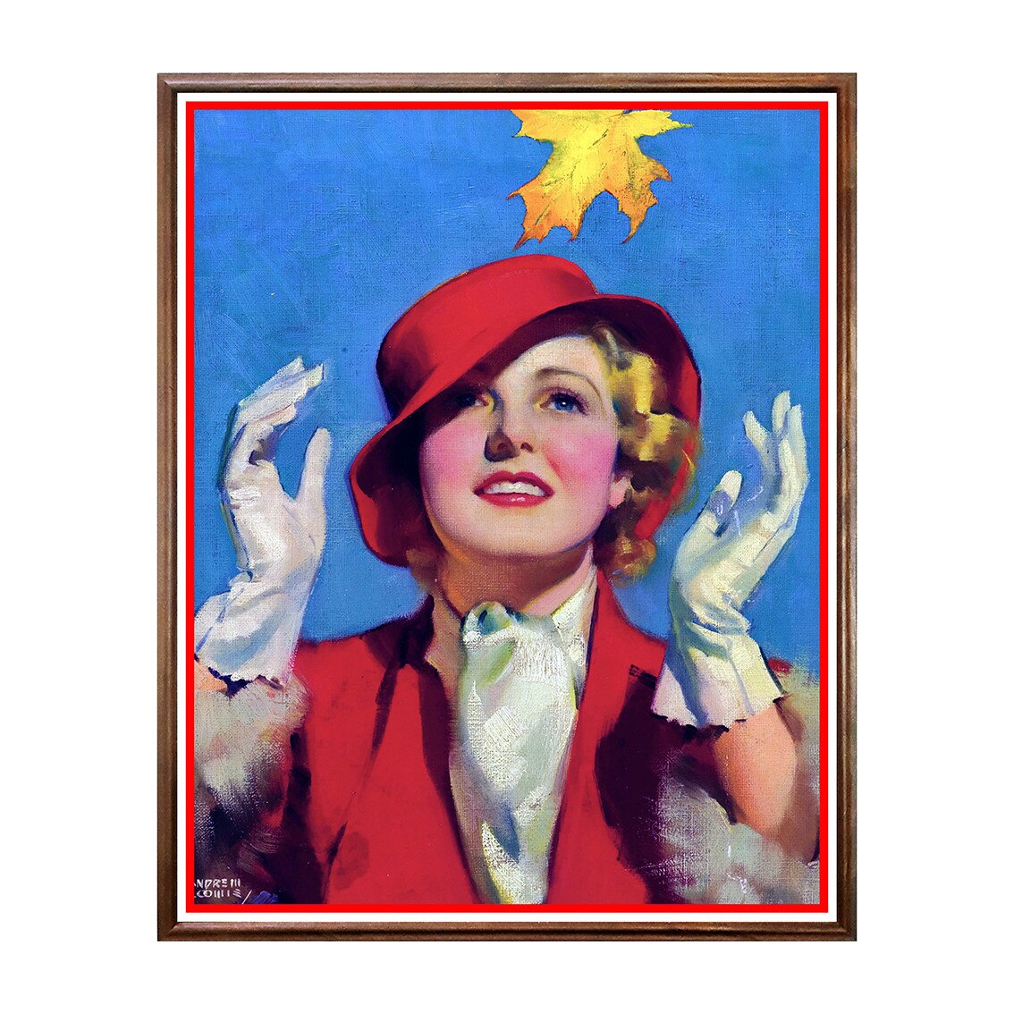 Tablou Poster, Portret Feminin - PF-027, 40 x 50 cm