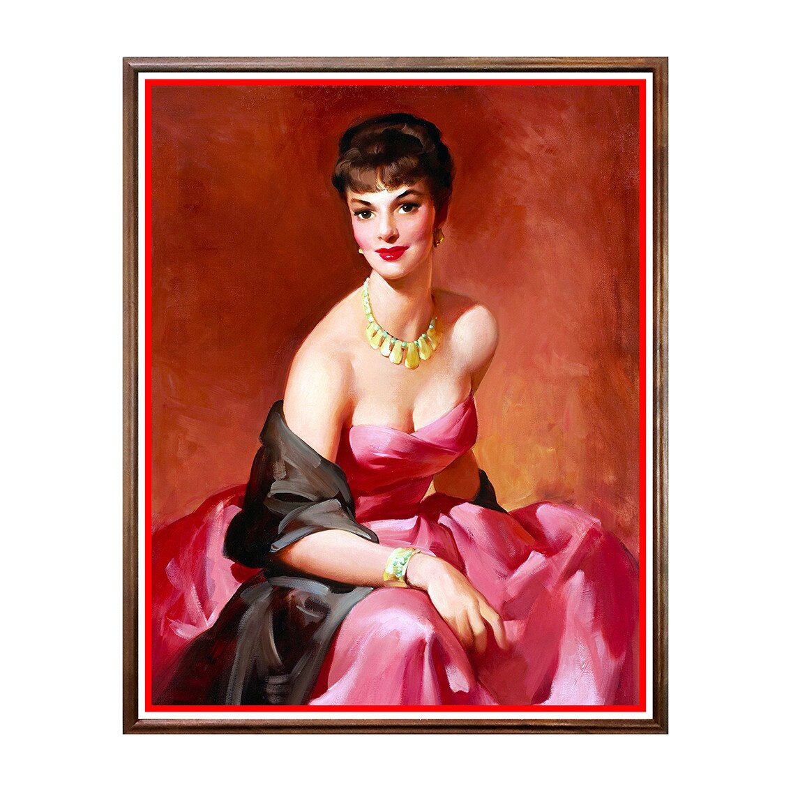 Tablou Poster, Portret Feminin - PF-036, 40 x 50 cm