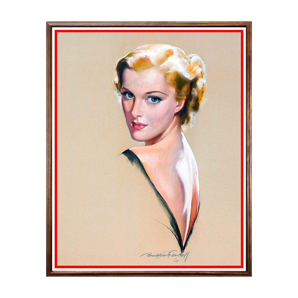 Tablou Poster, Portret Feminin - PF-042, 40 x 50 cm