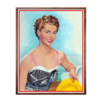 Tablou Poster, Portret Feminin - PF-045, 40 x 50 cm Tablou Poster, Portret Feminin - PF-045, 40 x 50 cm