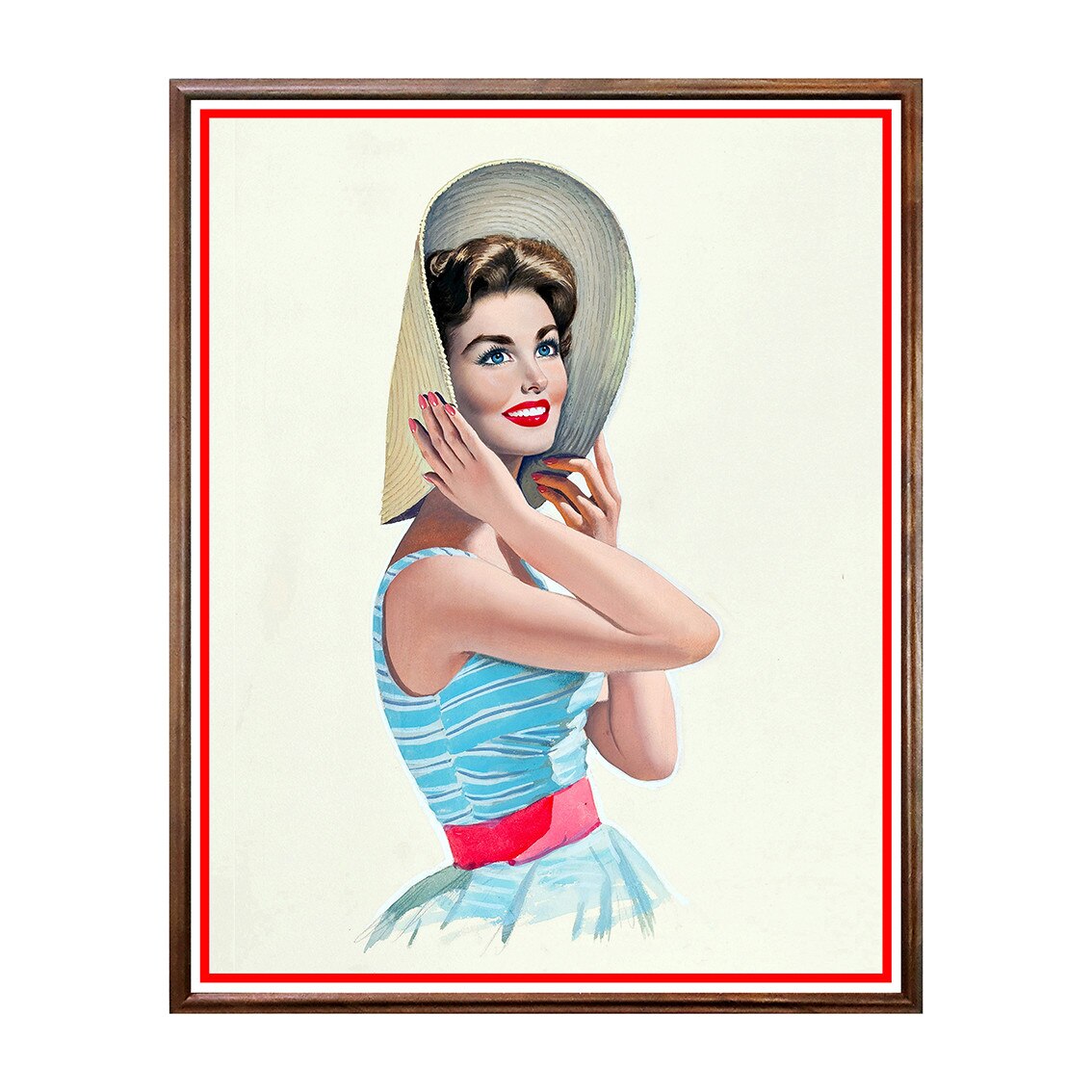 Tablou Poster, Portret Feminin - PF-046, 40 x 50 cm