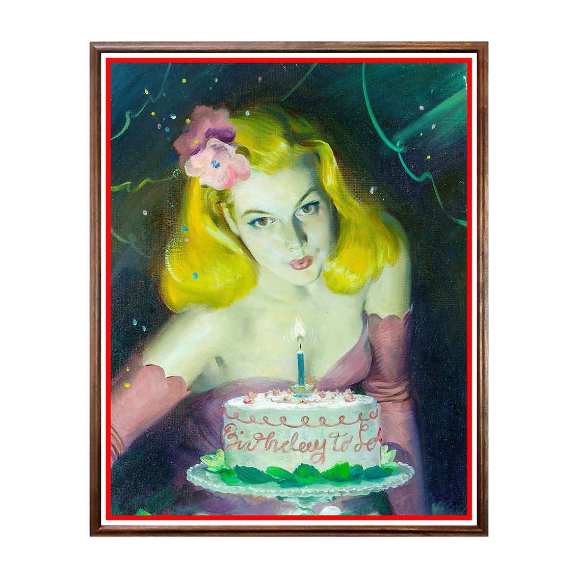 Tablou Poster, Portret Feminin - PF-050, 40 x 50 cm