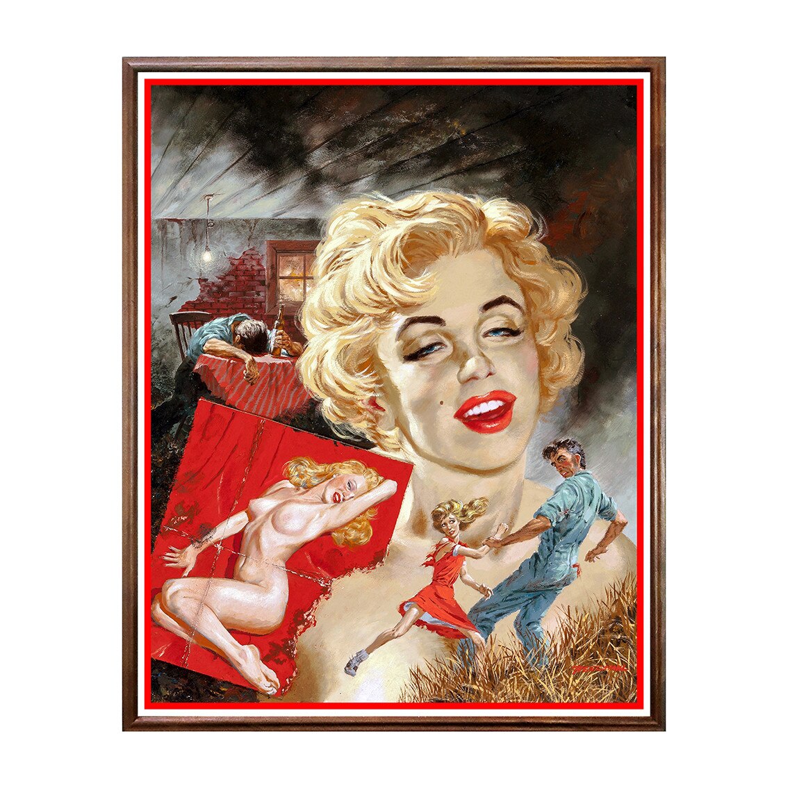Tablou Poster, Personalitati, Marilyn - MM-018, 40 x 50 cm