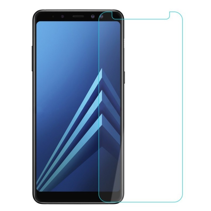 Стъклен протектор за Samsung A8 (2018) A530, Tempered Glass, Прозрачен