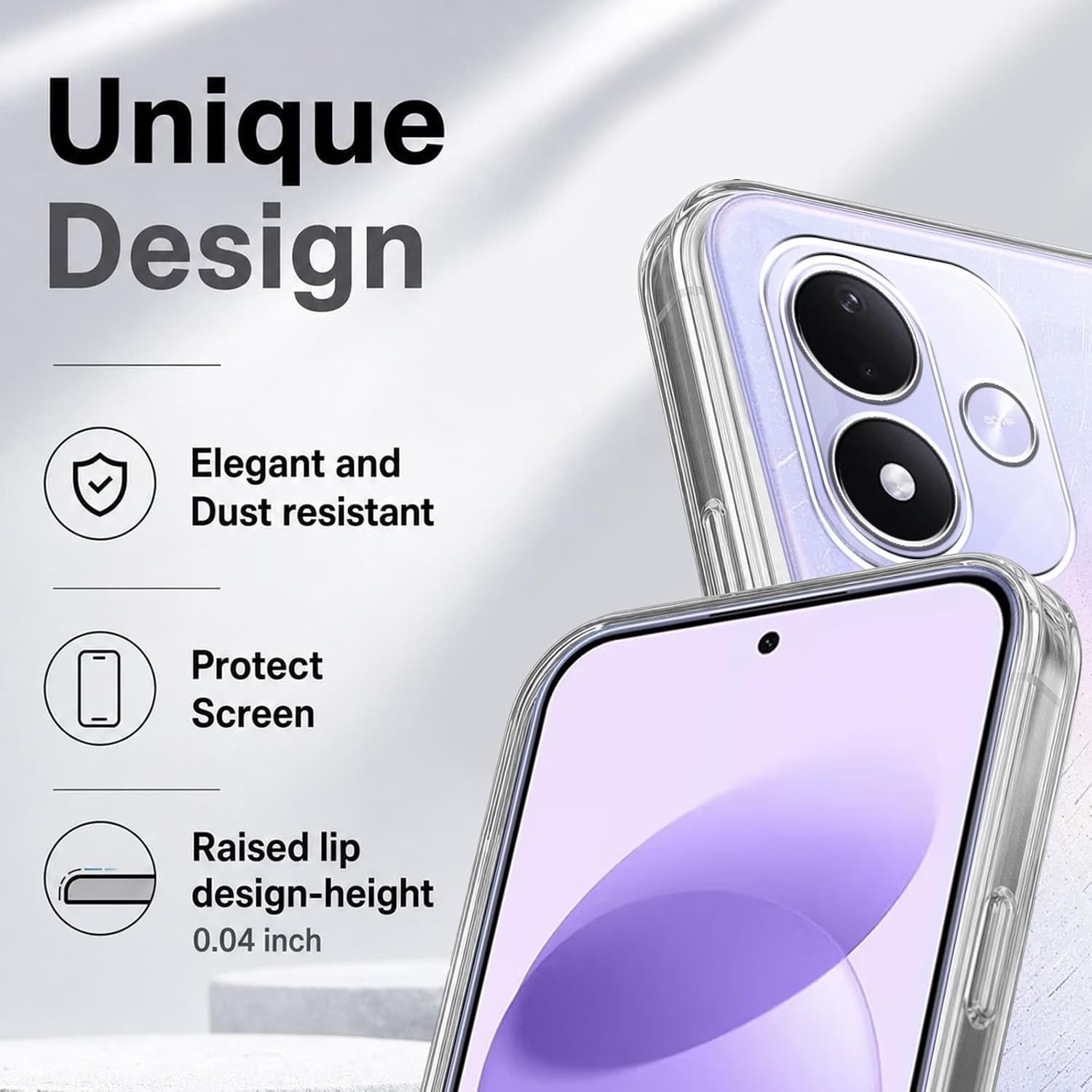 Husa pentru Xiaomi Redmi Note 17 4G, 5G Anti-Shock 1.5mm, cu protectie lentile, transparenta