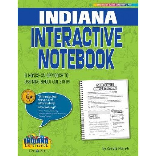 Indiana Interactive Notebook: A Hands-On Approach to Learning about Our State!, Carole Marsh (Author)