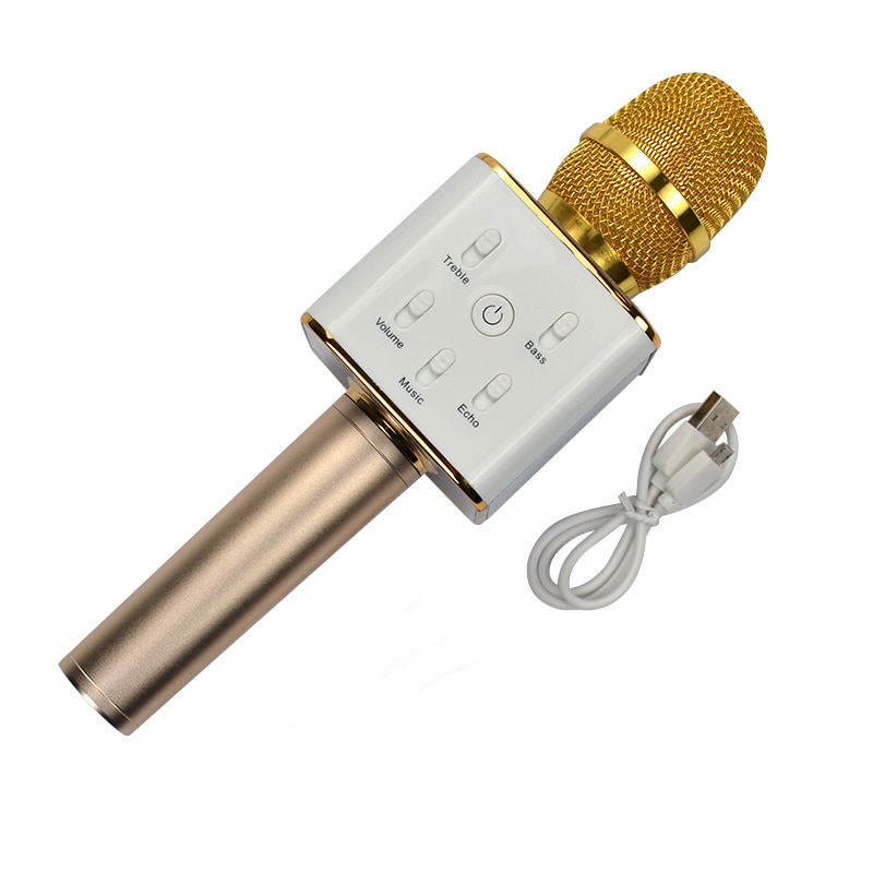 Microfon Wireless XREC, Bluetooth 4.1, Auriu