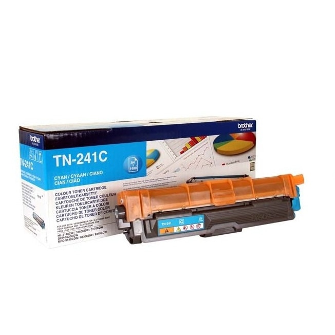 Cartus Toner Original TN-241C, Cyan, 1400 pagini