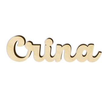 Decor nume Crina 15 cm inaltime Decor nume Crina 15 cm inaltime