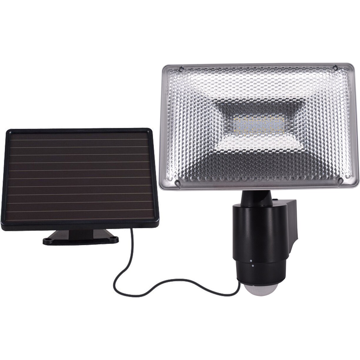 Proiector LED cu panou solar Flink, senzor de miscare, 12x0.5W, 480 lm, IP44