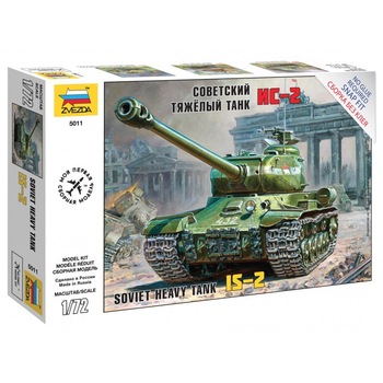 Macheta Zvezda Tanc Sovietic IS-2 1:72 Macheta Zvezda Tanc Sovietic IS-2 1:72