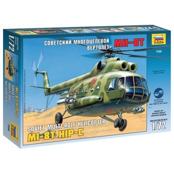 Kit Macheta Zvezda Elicopter MIL MI-8T 1:72 Kit Macheta Zvezda Elicopter MIL MI-8T 1:72