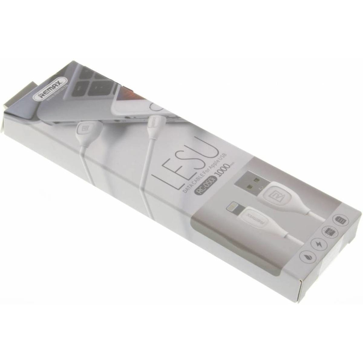 Cablu de Date Remax Rc-050I Pentru iPhone 5/6/7/8/X Alb