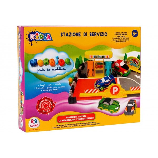 Set Plastilina Globo Kidea masinute