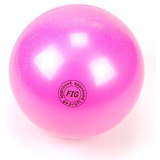 Minge Roz Minge roz cu sclipici metalic (glitter) pentru gimnastica ritmica si ...