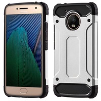 Husa de protectie ARMOR pentru Motorola Moto G5 Plus, Silver