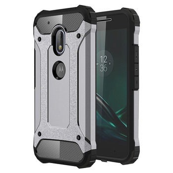 Husa de protectie ARMOR pentru Motorola Moto G4 Play, Silver Husa de protectie ARMOR pentru Motorola Moto G4 Play, Silver