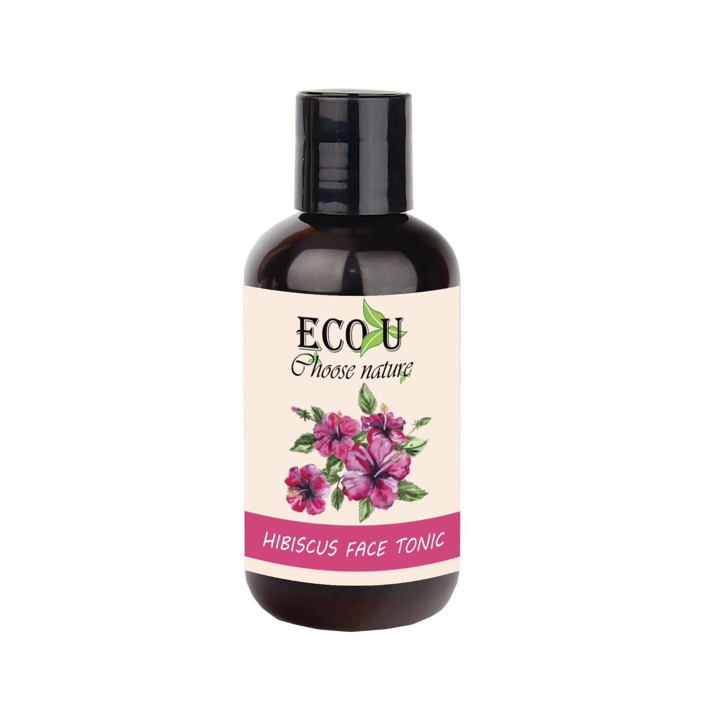 Tonic facial ECO-U cu extract de hibiscus 200 ml