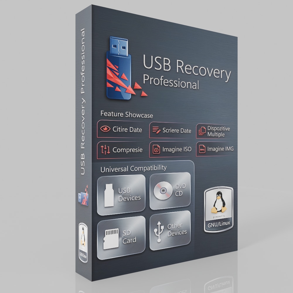 Linux Software Images Licenta Electronica USB Recovery Pro, Data Recovery Tool, 5 Year, Linux ...