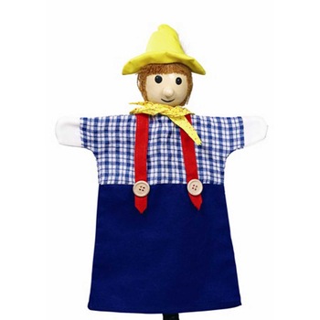 Marioneta palma, baiat fermier Seppl, 27 cm Marioneta palma, baiat fermier Seppl, 27 cm