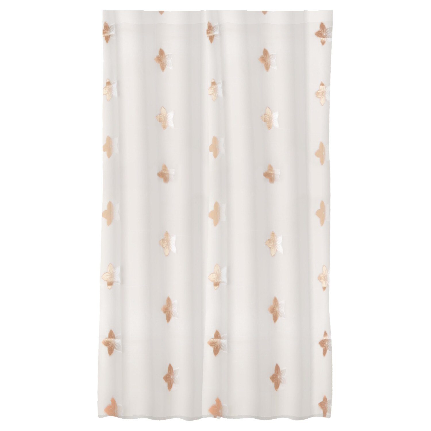 Perdea 9742/V8, culoare bej, prindere cu rejansa transparenta, dimensiune 140x145 cm