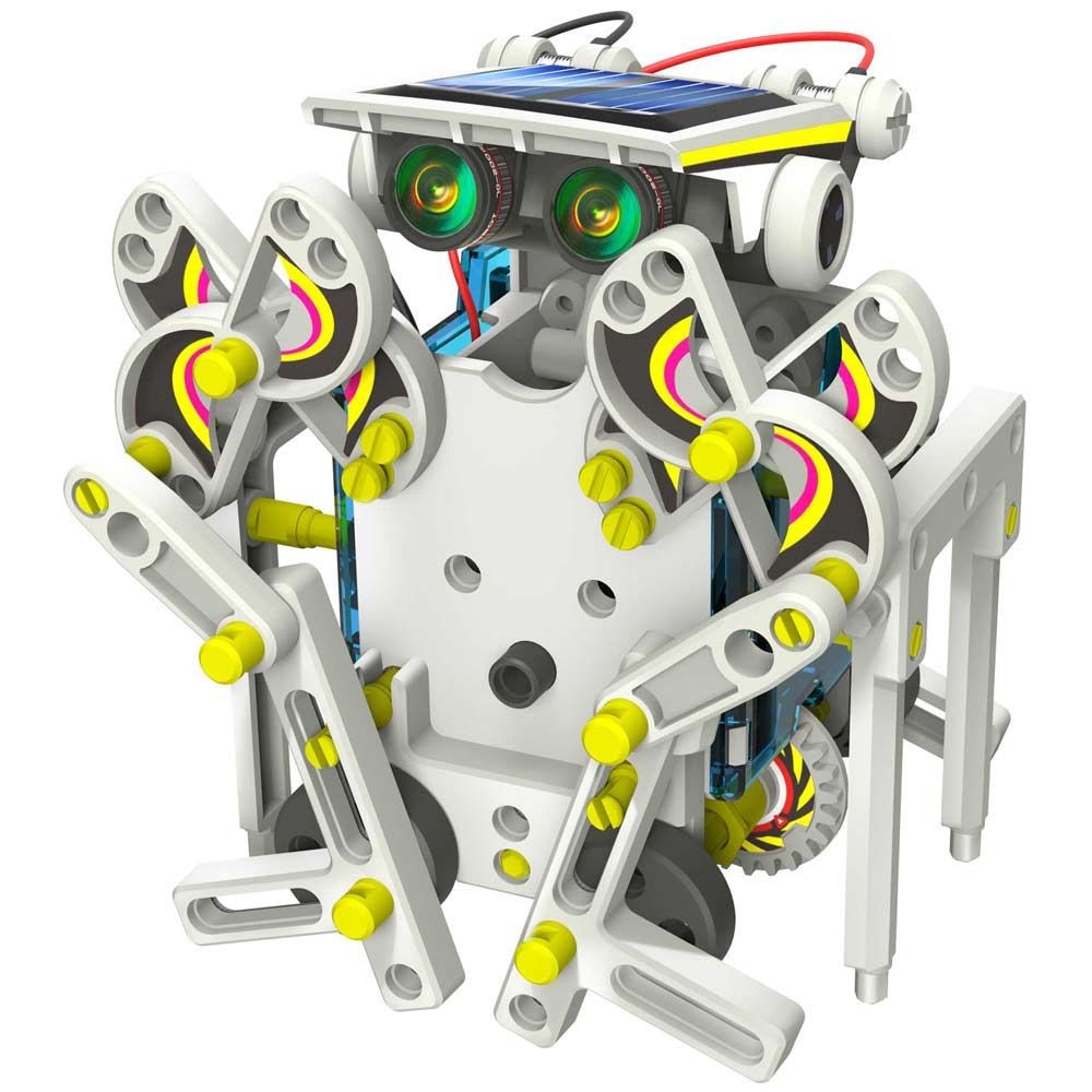 Solar powered robot shops kit