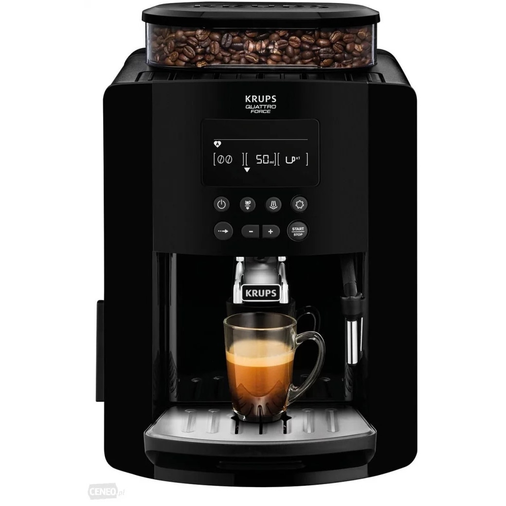 Krups EA8170 Kávéfőző Quattro Force Fekete Krups EA8170 Kávéfőző Quattro Force Fekete