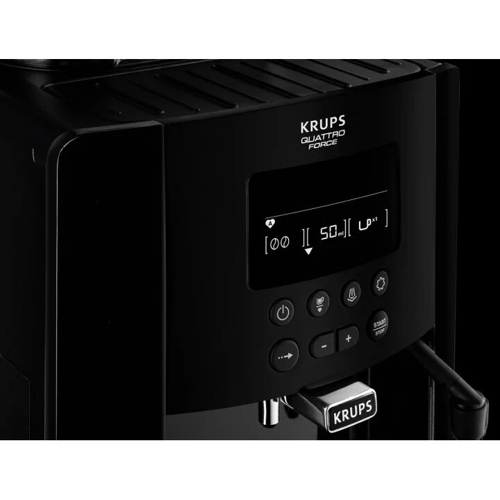 Krups EA8170 Kávéfőző Quattro Force Fekete Krups EA8170 Kávéfőző Quattro Force Fekete