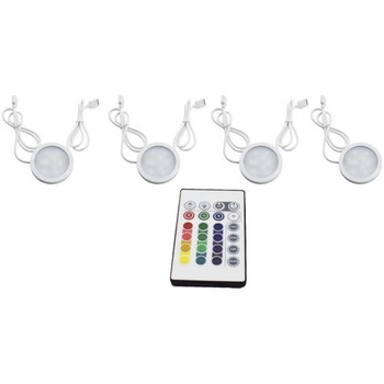 Set 4 spoturi led aplicate IP20 42000 Comtec Set 4 spoturi led aplicate IP20 42000 Comtec