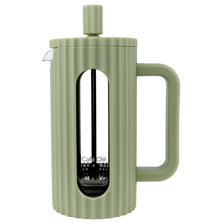 Cafetiere CAFE OLE, 3 cani, otel inoxidabil, verde, 7, 28x5, 2x3, 74cm