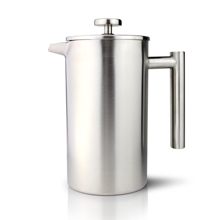 Cafetieră CAFE OLE 1, 5 litri, inox, izolație cu pereți dubli, finisaj satinat