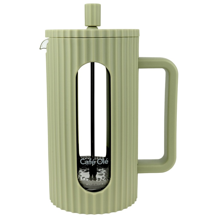 Cafetiere CAFE OLE, model AM-10GN, 8 cani, otel inoxidabil, verde