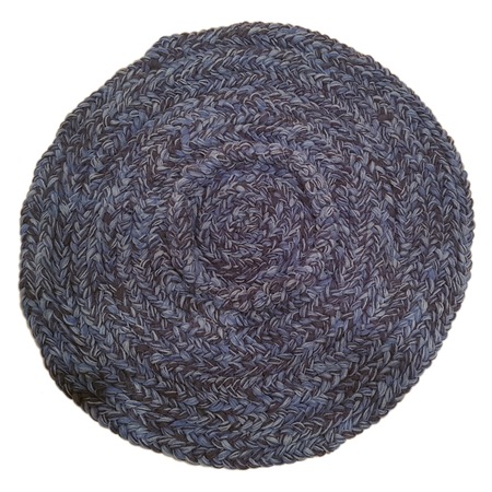Covor din Lana rotund lucrat Manual, 70cm X 70 cm, UNICAT