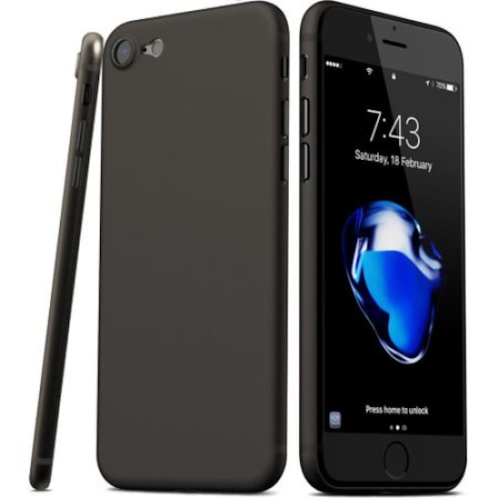 iPhone 7/8 Ultra Slim fekete tok